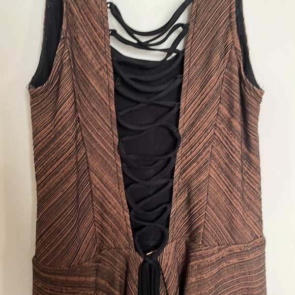 Free People skater dress- lace up back - Picture 6 of 6